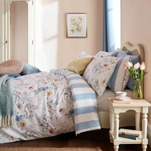 Laura Ashley Alford Meadow Delphinium Blue Duvet Cover Set